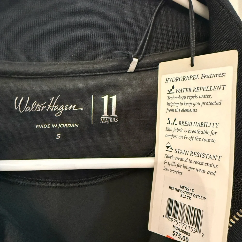 NWT Walter Hagen Quarter Zip-Up Golf Pullover